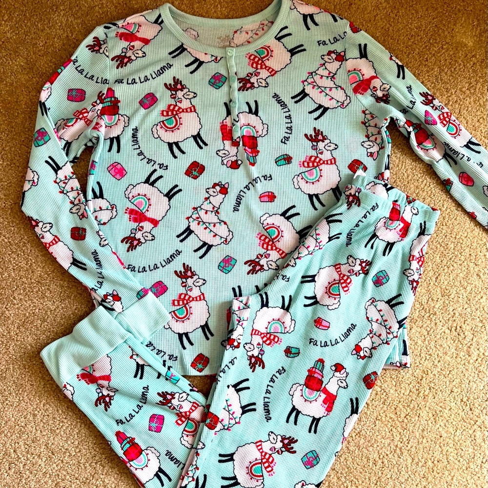 Justice Fa la Lama Pj’s Girls size 18/20